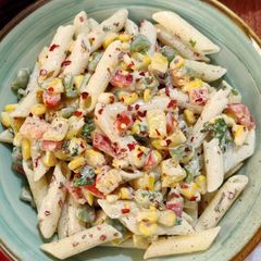 A picture of Cold Pasta Wheat Salad.