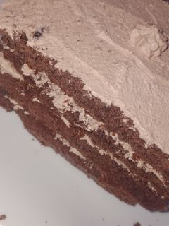 Chocolate cake ainihin hoton girkin