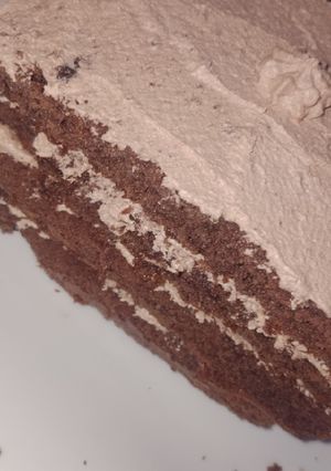 Chocolate cake ainihin hoton girkin