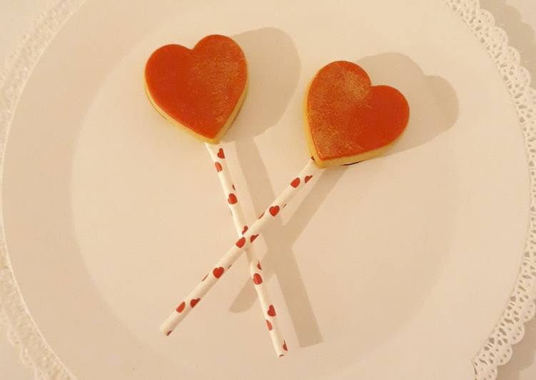 La Délicieuse Recette du Pop cookies à la confiture St Valentin