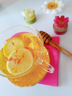 Foto resep Healthy saffron tea