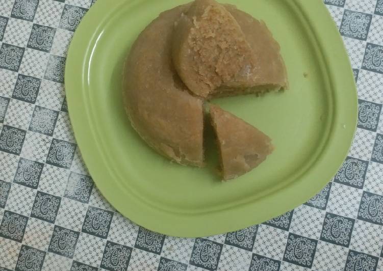 Banana whole wheat flour cake