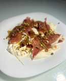 Ensalada de uvas asadas