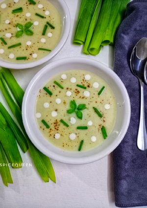 A picture of Leek and Potato Soup.