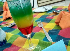 Foto resep Rainbow Sunrise Mocktail