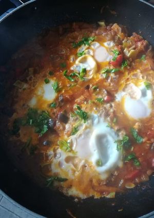 Una foto de Shakshuka