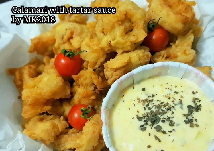 Cara Membuat 7 Calamari With Tartar Sauce Bikinramadanberkesan Yang Lezat