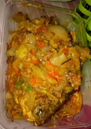Foto resep Pecak goreng ikan bawal
