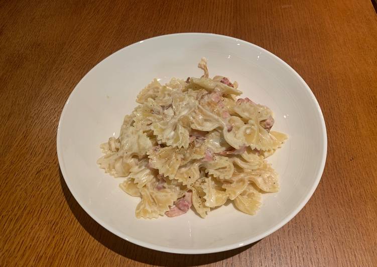 Recipe of Super Quick Homemade Creamy Bacon Pasta