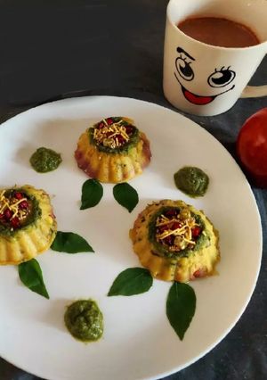 A picture of Jowar Flour Dhokla.