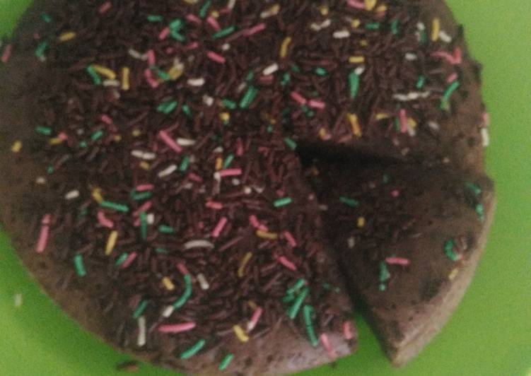 Bolu coklat lembut simple no mixer