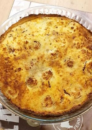 Une photo de 🍌🍫🥥 Ma Tarte Banane Choco Coco