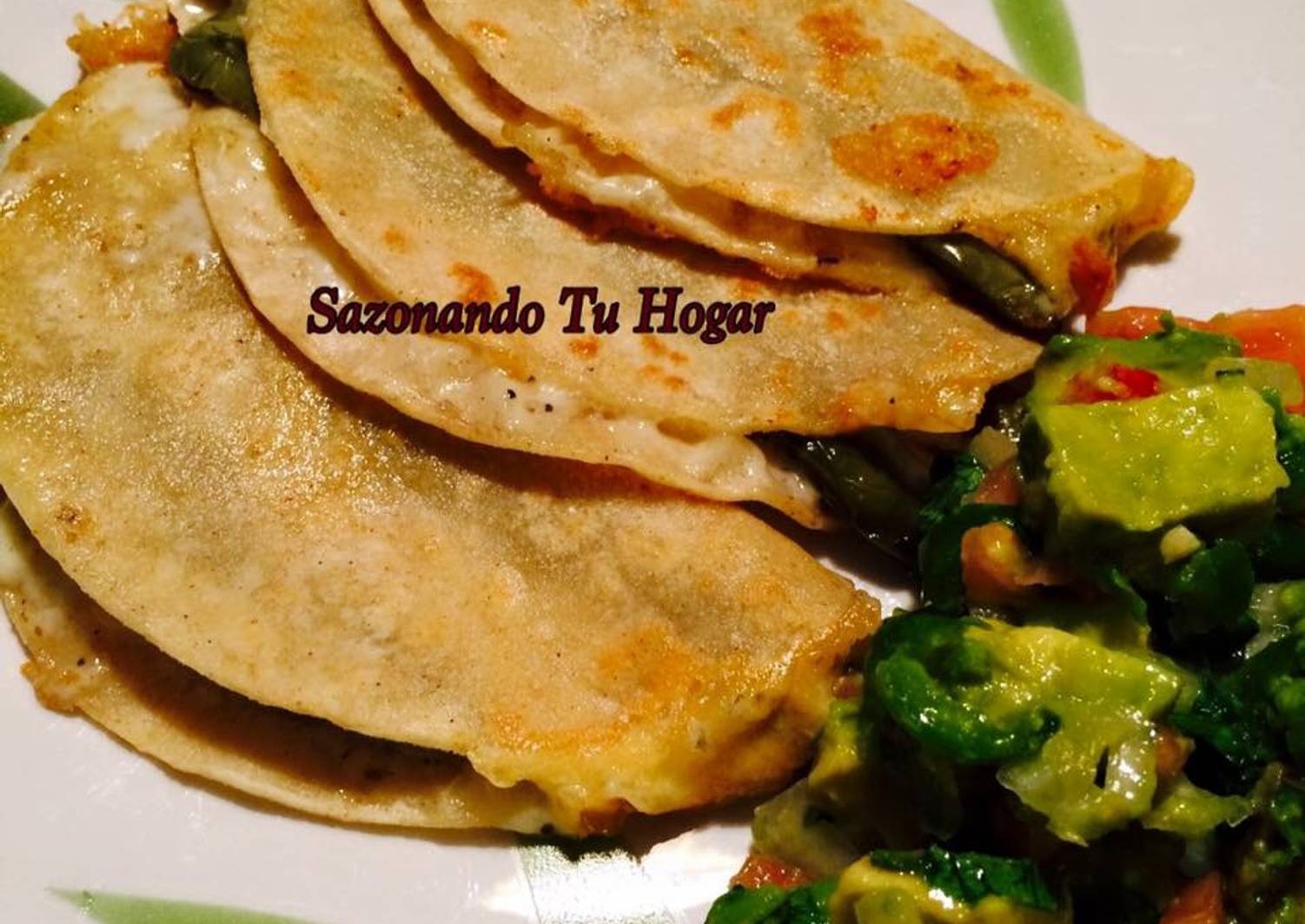Quesadillas de nopal y queso💖 Receta de Mary S Cuellar💓Sazonando Tu