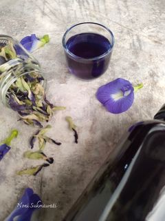Foto resep Sirup Bunga Telang