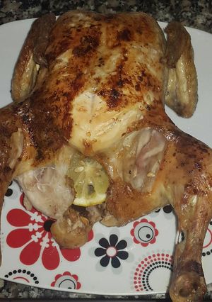 Foto principal de Pollo de ajo y limón al horno