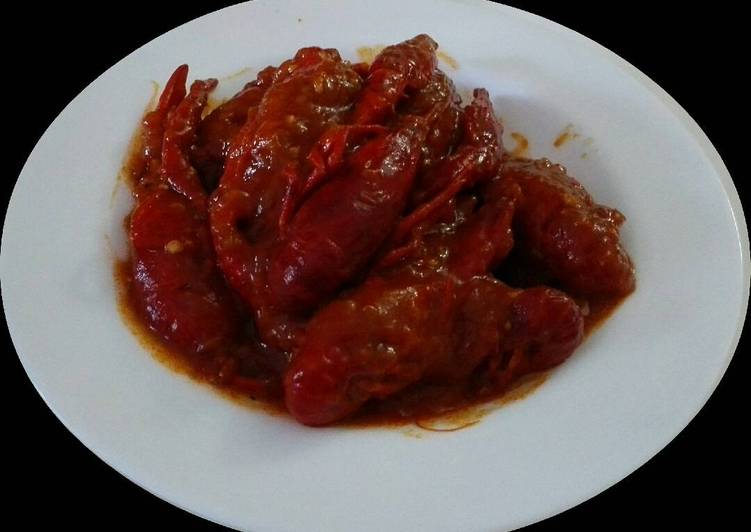 Cangrejos en salsa picante