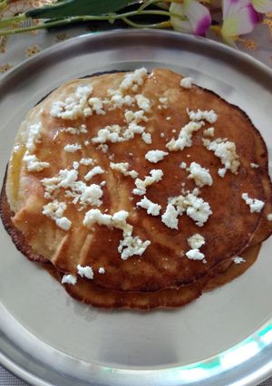 A picture of Cottage cheese pan Cake.