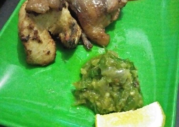Resep Ayam goreng pop dan sambal ijo khas resto minang, Menggugah Selera