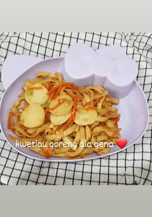 Foto resep Kwetiau goreng sederhana
