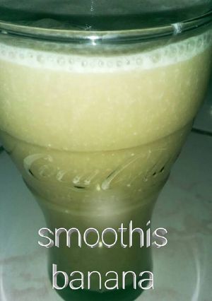 Foto resep Smothies milk banana &tea💁