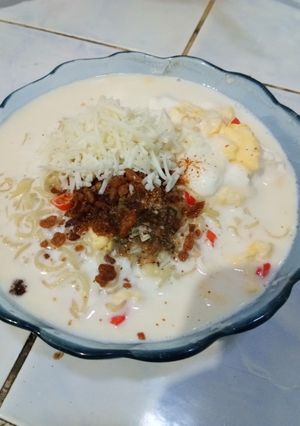 Foto resep Mi Instan Susu Keju