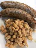 Butifarra con mongetes en Airfryer Cosori