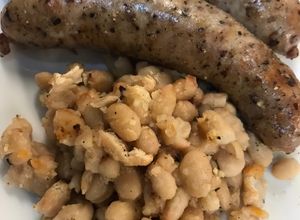 Una foto de Butifarra con mongetes en Airfryer Cosori