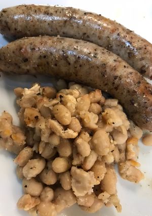 Una foto de Butifarra con mongetes en Airfryer Cosori