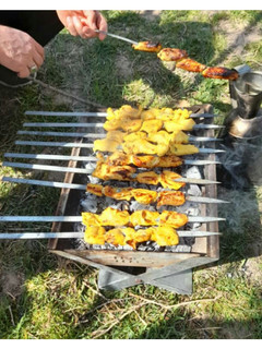 عکسی از دستور جوجه کباب زغالی
