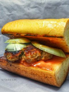 Foto resep Burger with Homemade Beef Patty