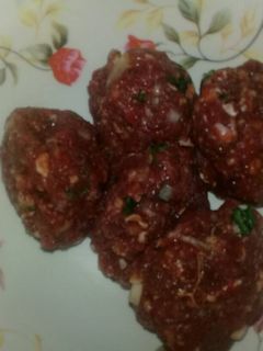 Una foto de Bolitas de carne en salsa