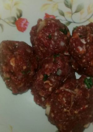 Una foto de Bolitas de carne en salsa
