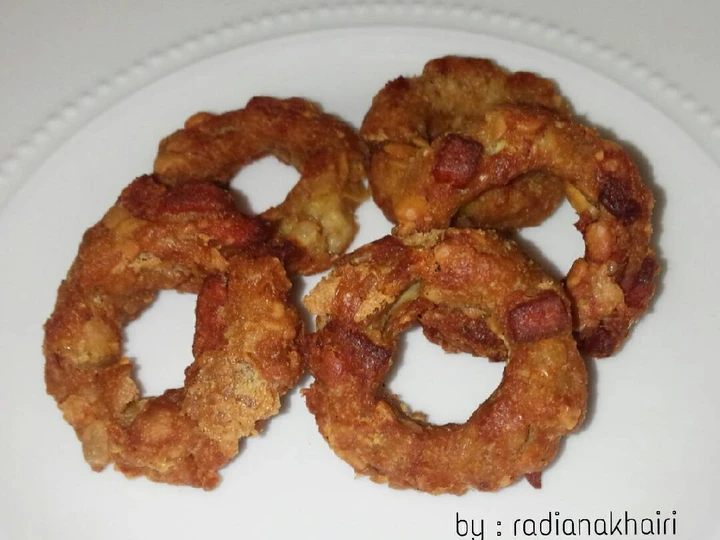 Cara Gampang Membikin Resep Donat tempe sosis yang Sempurna Anti Ribet, Lezat