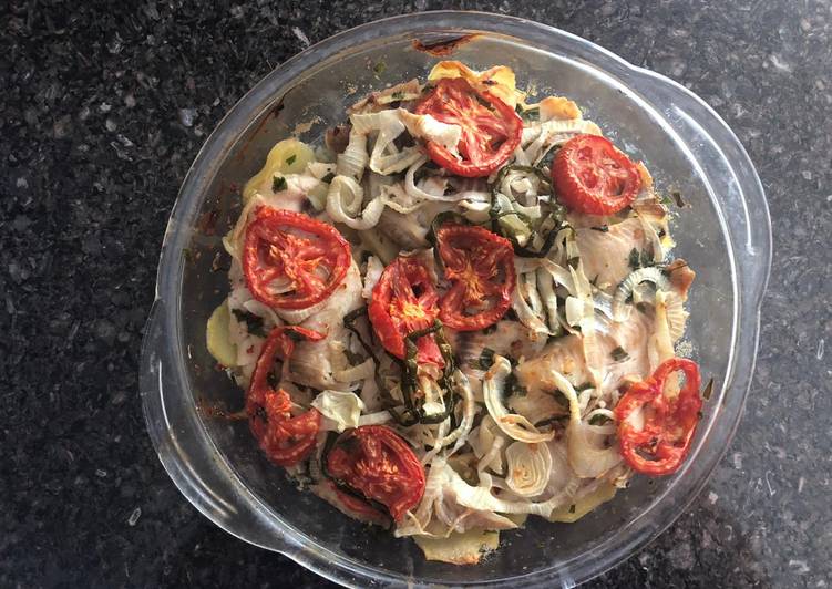 Filé de tilápia com batatas - Tudogosreceitas
