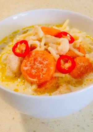 Karfiolleves recept fotója