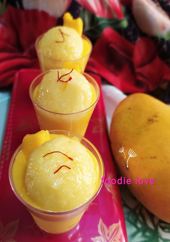 மேங்கோ ரசகுலா ஷாட்ஸ் (Mango rasakulla shots recipe in tamil) செய்முறை முக்கிய புகைப்படம்