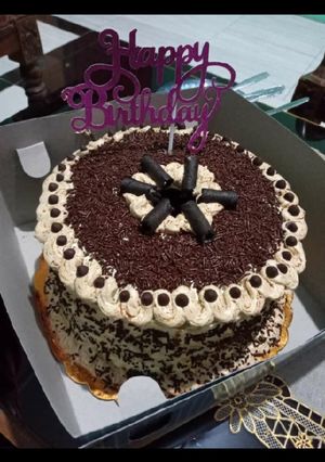 Foto resep Cake ultah sederhana