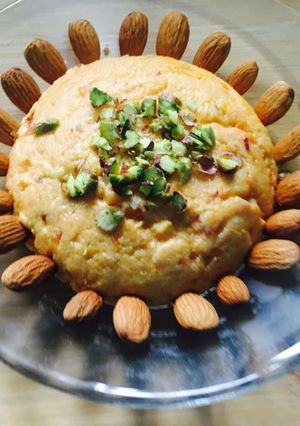 A picture of Papaya halwa (papita halwa).