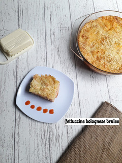 Foto resep Fettuccine bolognese brulle