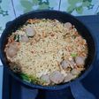 Indomie kaldu ayam goreng