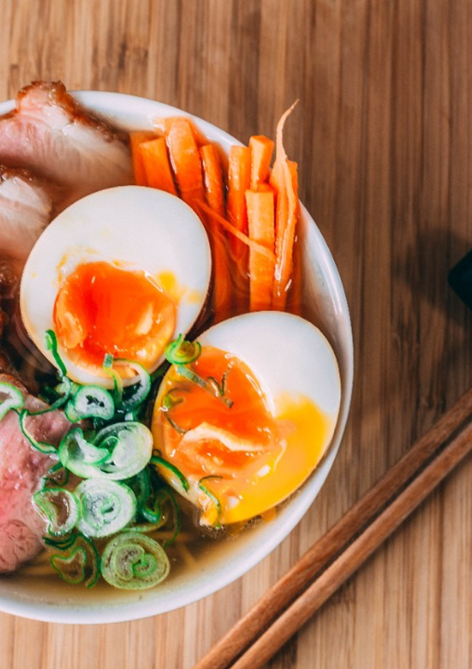 Una foto de Ramen casero