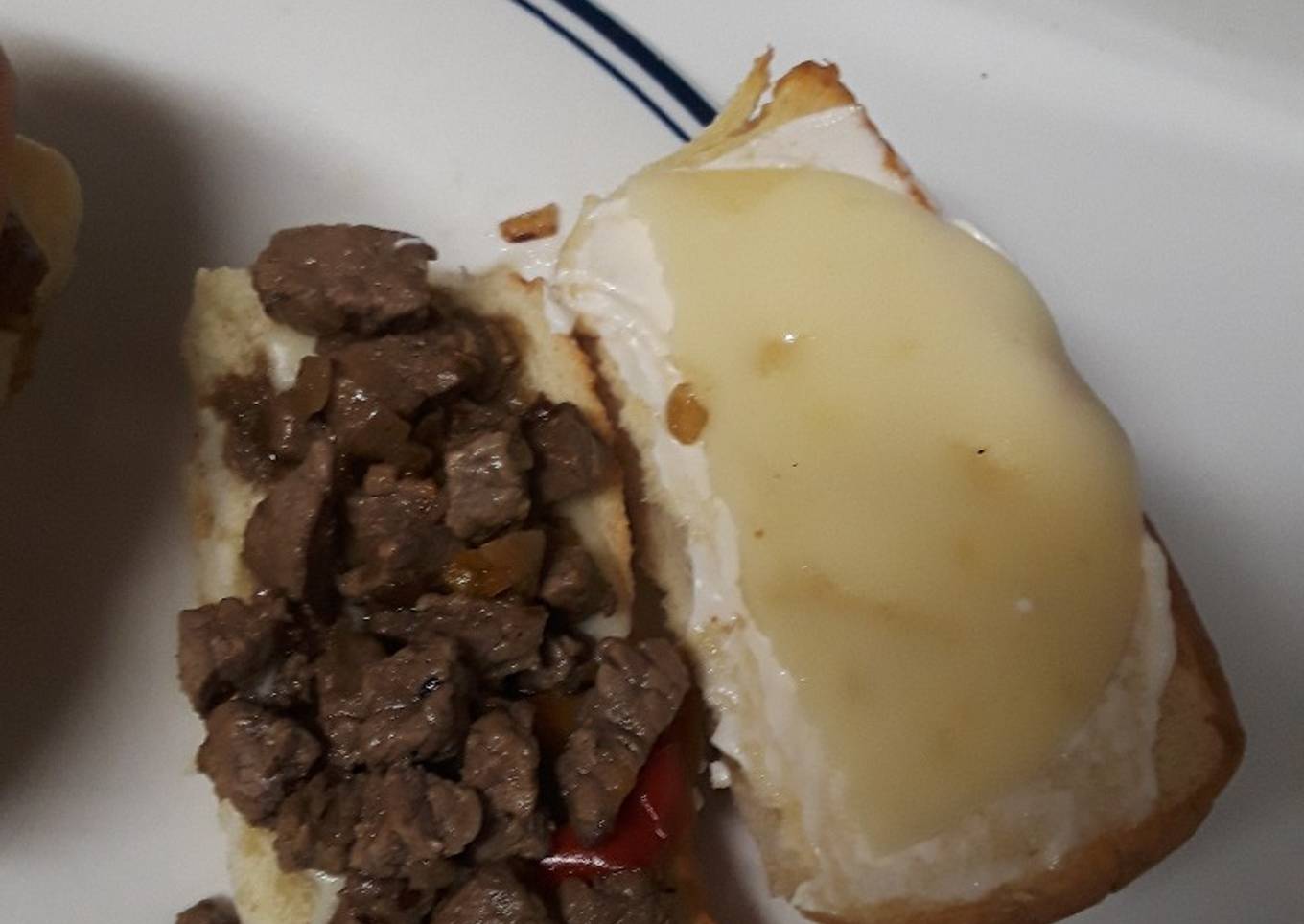 Easy cheese steak