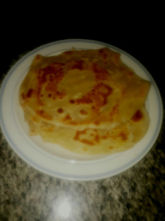 A picture of Mauritian roti bread.