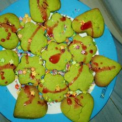 A picture of My home made cookies.
