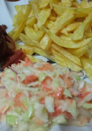A picture of Chips and Fish #Festivedishcontest.