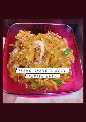 Foto resep Oseng oseng kates / gandul / pepaya muda