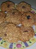 Galletas de avena y pasas