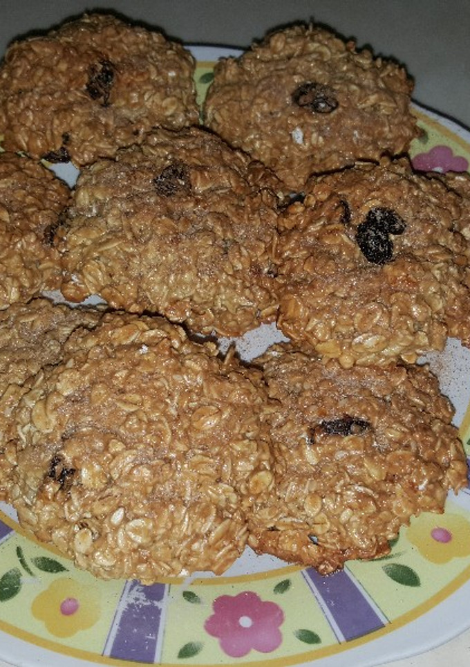 Una foto de Galletas de avena y pasas