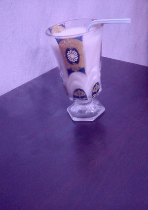 صورة لوصفة حليب الفراوله