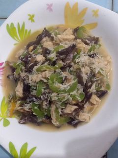 Foto resep 1. Oblok-oblok Jamrut (jamur dan pariwisata welut)